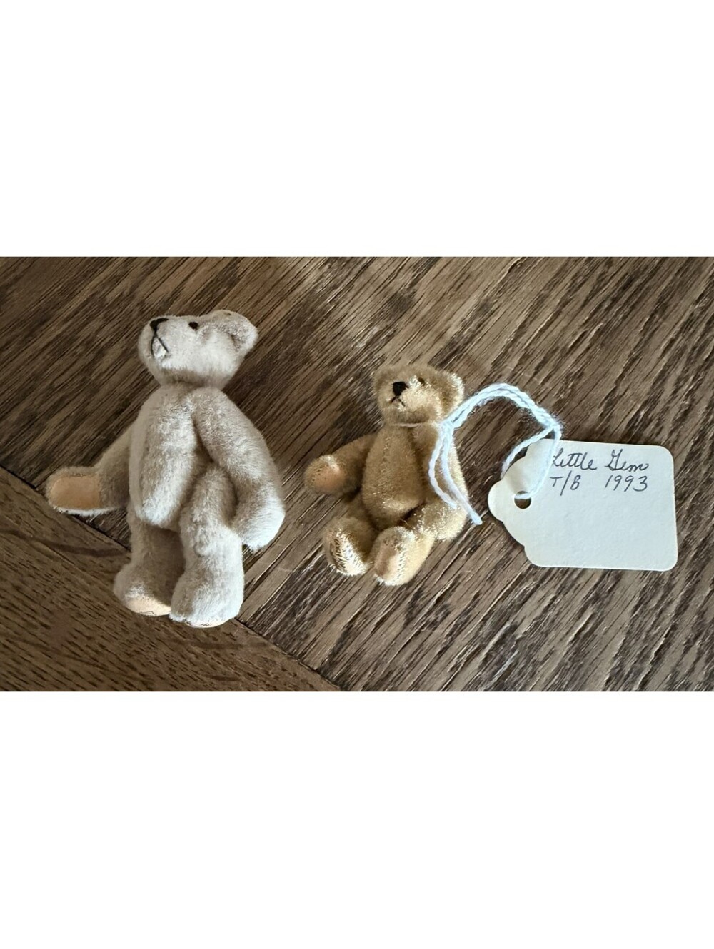 Little Gem Teddy Bear Two Of Them Vintage New